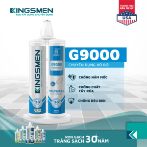 Kingsmen keo ron gạch Polyurea G9000 chuyên dụng hồ bơi