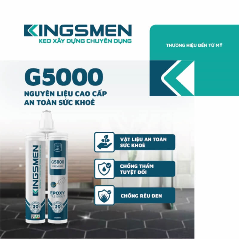 Kingsmen keo chít mạch Epoxy G5000