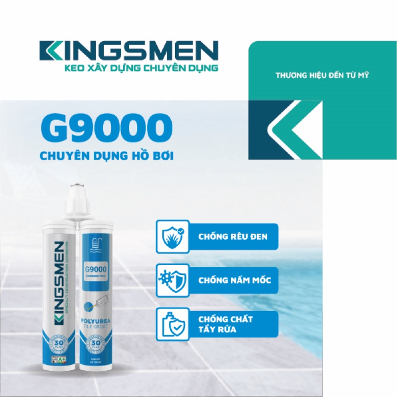 Kingsmen keo ron gạch Polyurea G9000