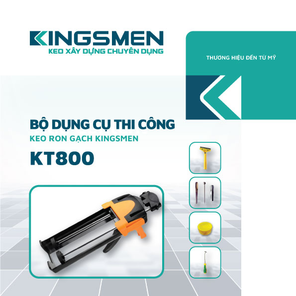 Bộ dụng cụ thi công keo ron gạch Kingsmen KT800