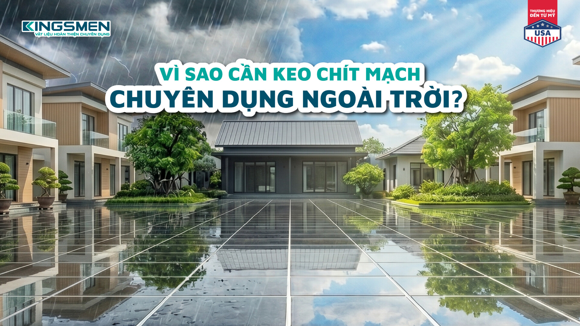 Keo chít mạch chuyên dụng ngoài trời là gì? Giải pháp chống bạc màu, bong tróc cho công trình ngoài trời 2 keo chit mach chuyen dung ngoai troi 3